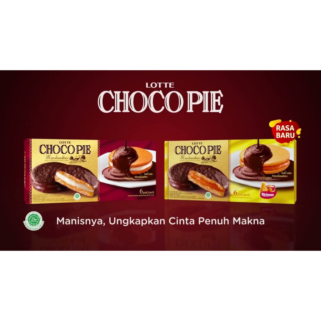 

1 Karton Lotte Chocopie Isi 8 box / 1 Dus Choco Pie 8 Box