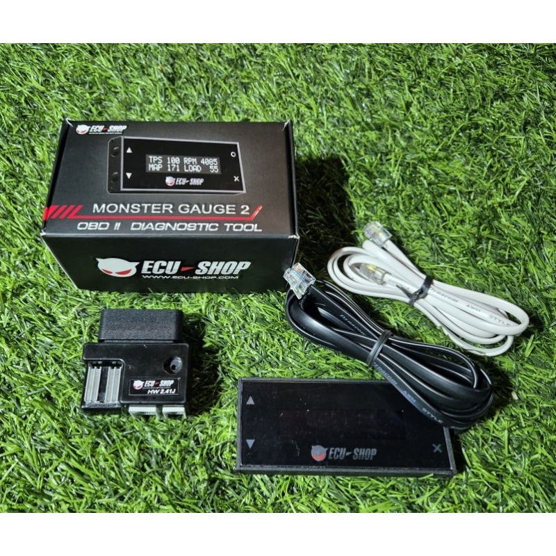 ECUSHOP MONSTER GAUGE 2 OBD2 DIAGNOSTIG TOOL ORIGINAL