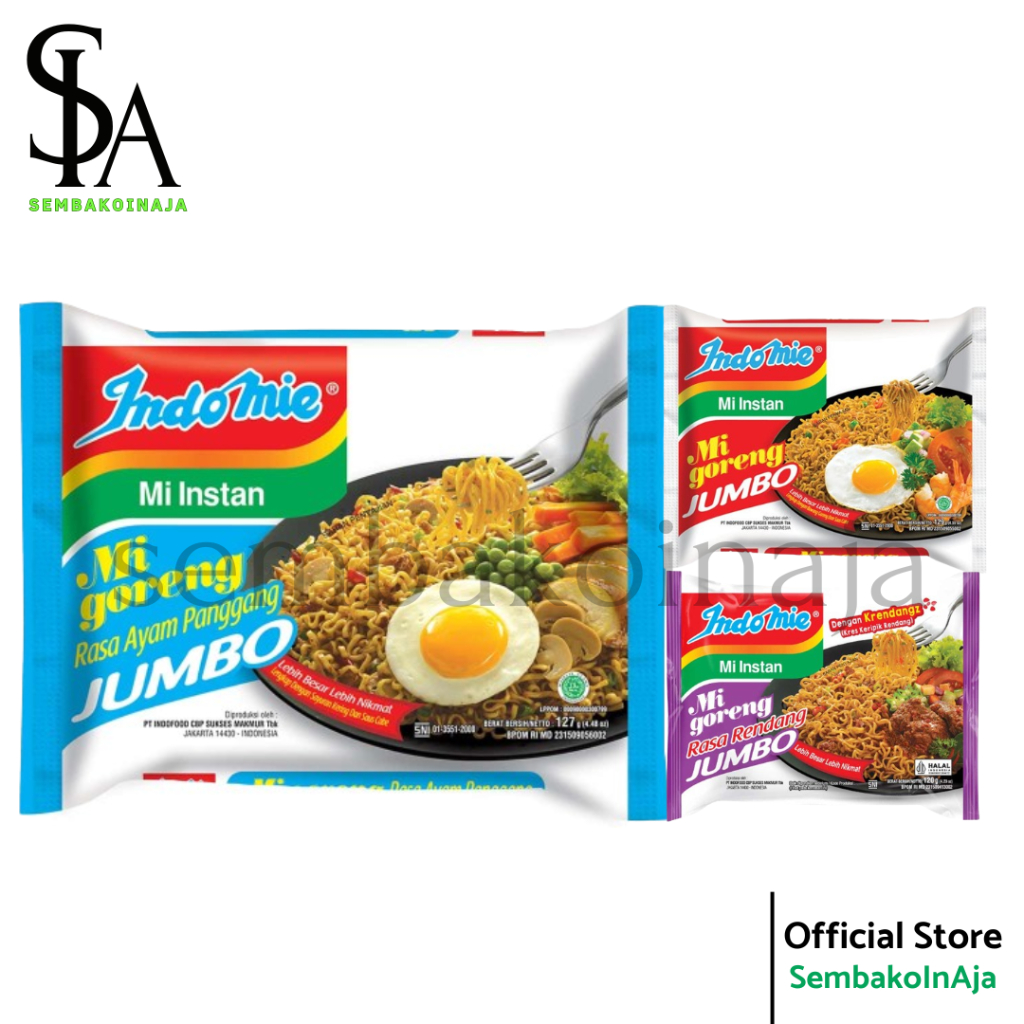 

[ INDOMIE ] Jumbo Goreng, 2pcs