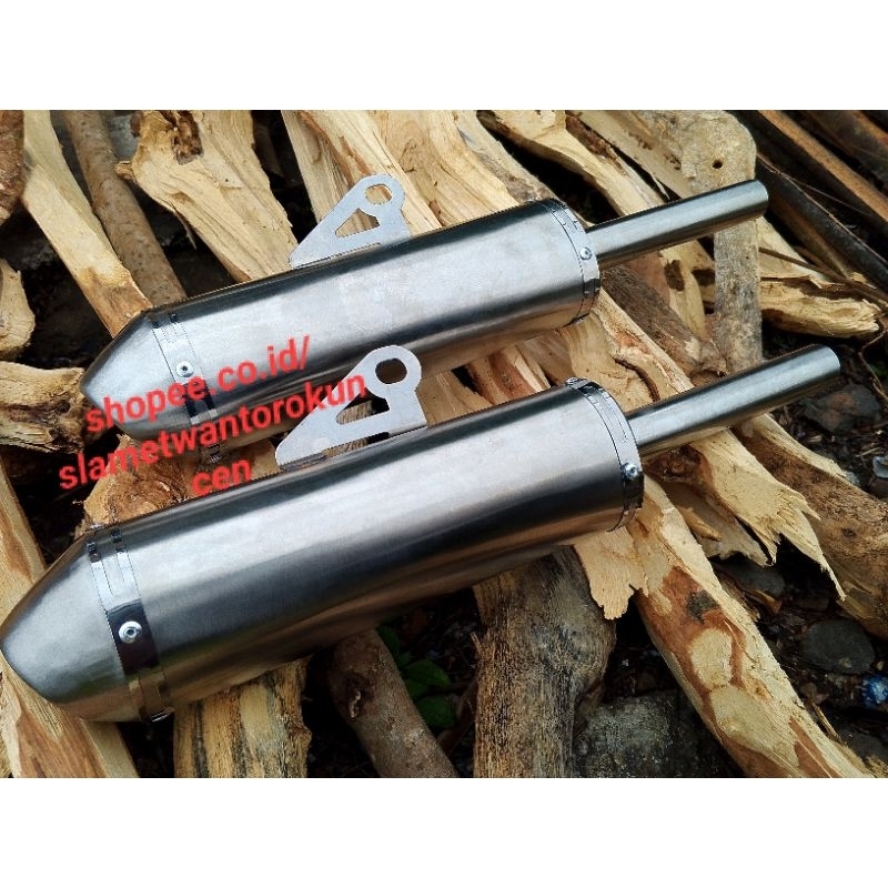 knalpot slincer norifum polos 2 tak trail Satria fiz R ninja