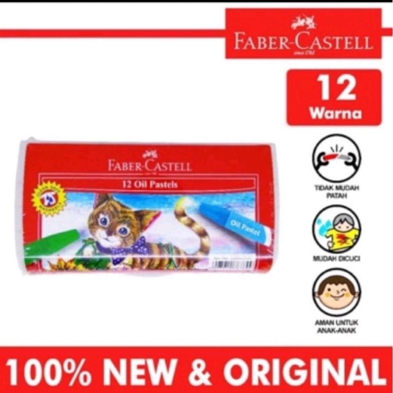 

Spidol Crayon Faber Castell Oil Pastel 12PC