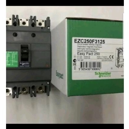 Breaker MCCB EZC250F 125A Schneider