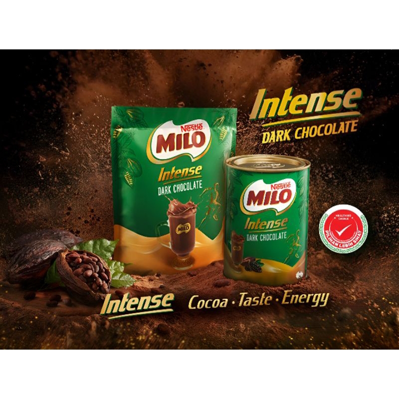 

Matchamori_Milo Intense Dark Chocolate Double Cocoa Original Malaysia Single Sachet / Eceran