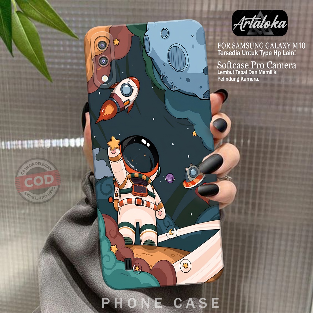 Softcase Hp Samsung Galaxy M10 Fashion Case Astronod Case Samsung Galaxy M10 Silikon TPU Pro Camera 