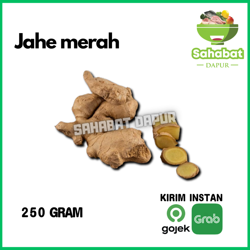 

Jahe Merah 250gram - Sahabatdapur