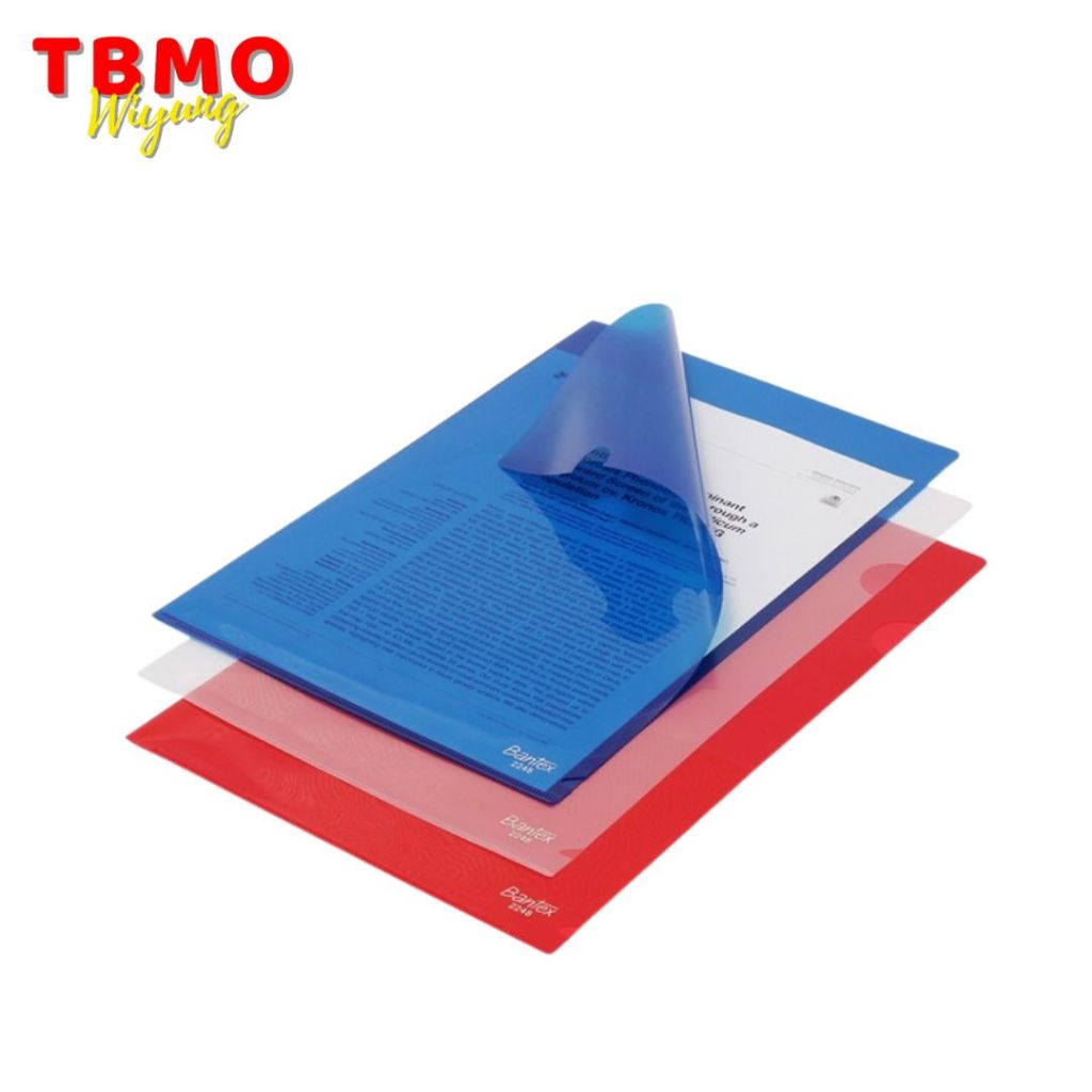 

Tbmo (Pcs) Trendy L Folder Folio Bantex Transparant 2248 08 / Map L