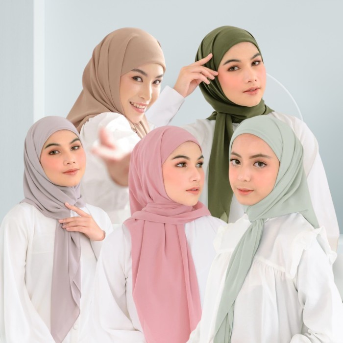 Hijab Segi Empat Inner Ceruti Babydoll/Hijab Segi Empat Instan Inner Ceruti