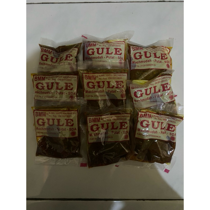 

Bumbu Masak Machmudah Gule (BMM) bumbu instan