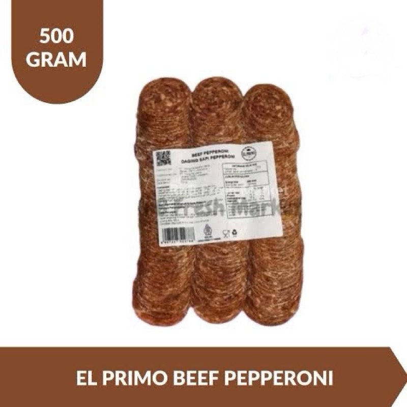 

EL PRIMO Beef Pepperoni 500 Gram