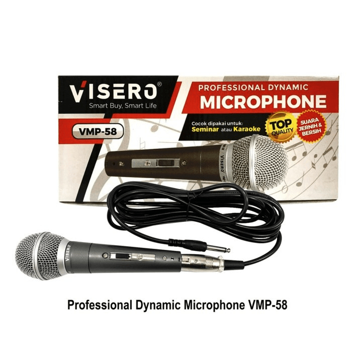 MICROPHONE VISERO|PROFESSIONAL DYNAMIC MICROPHONE | VMP-58 | ORIGINAL