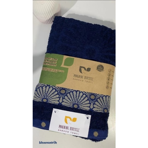 ♂ Handuk Mandi Ukuran 50x100 Cm - Bamboo Towel Sunny By Morning Whistle♙
