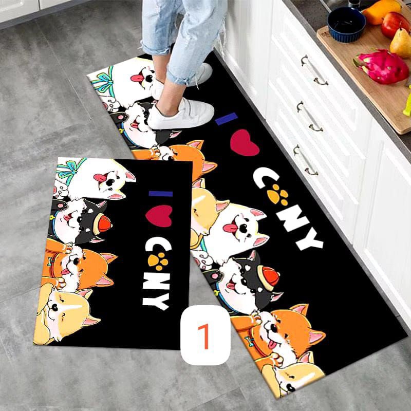 Keset Dapur 2 in 1 Minimalis