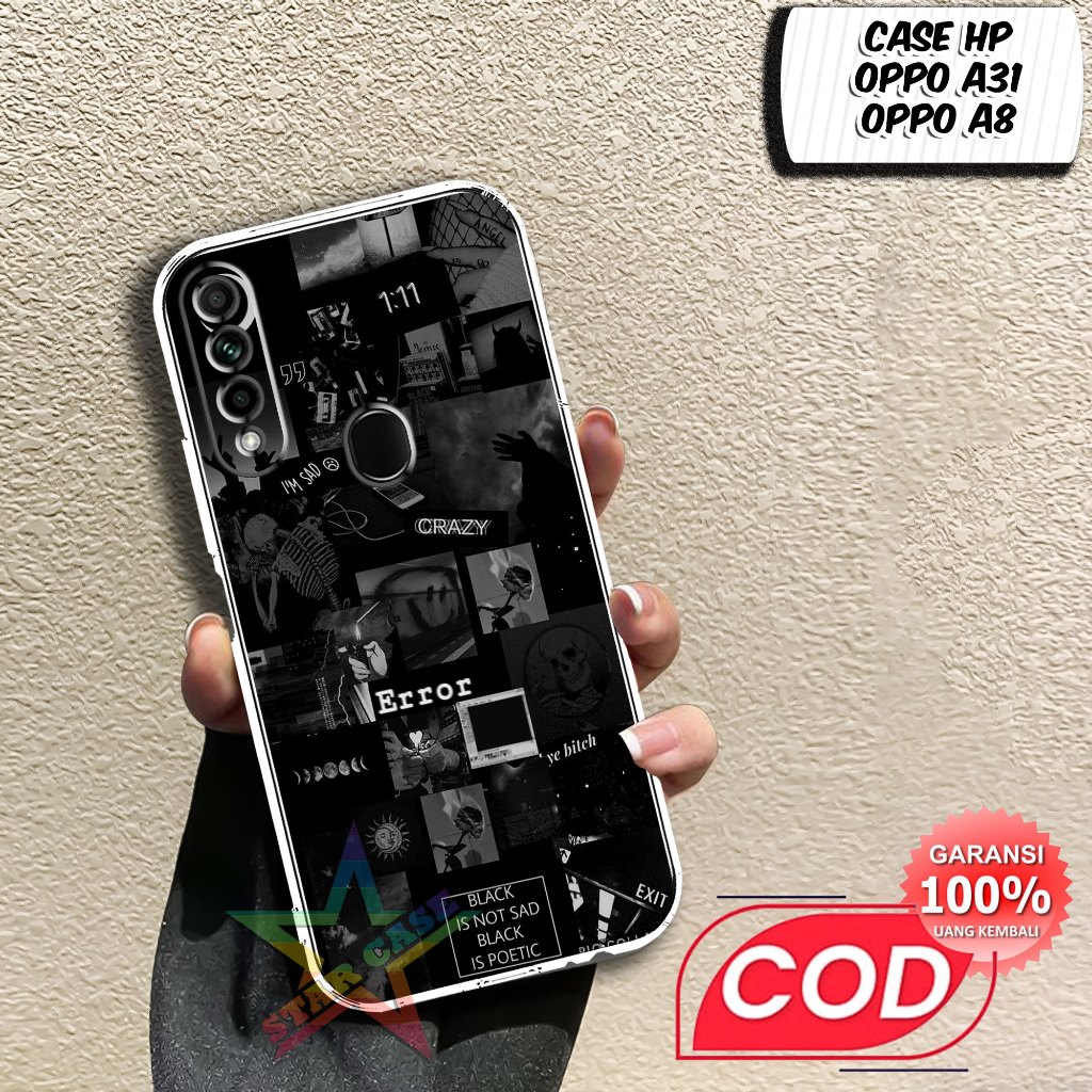 Case OPPO A31 TERBARU Motif [ POSTER] Terlaris Casing OPPO A8 Terbaru Softcase Clear Protected Camer