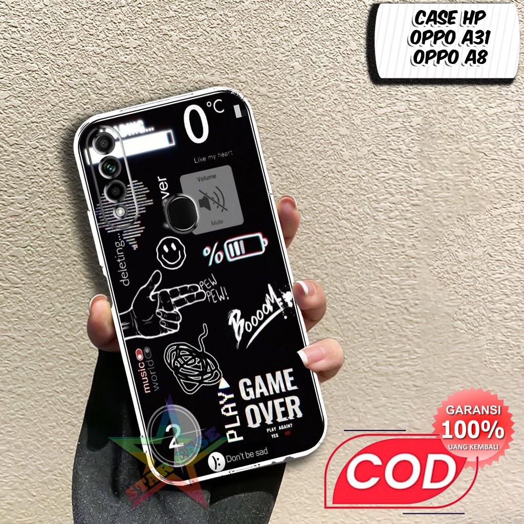 Case OPPO A31 TERBARU Motif [ NSATIK ] Terlaris Casing OPPO A8 Terbaru Softcase Clear Protected Came