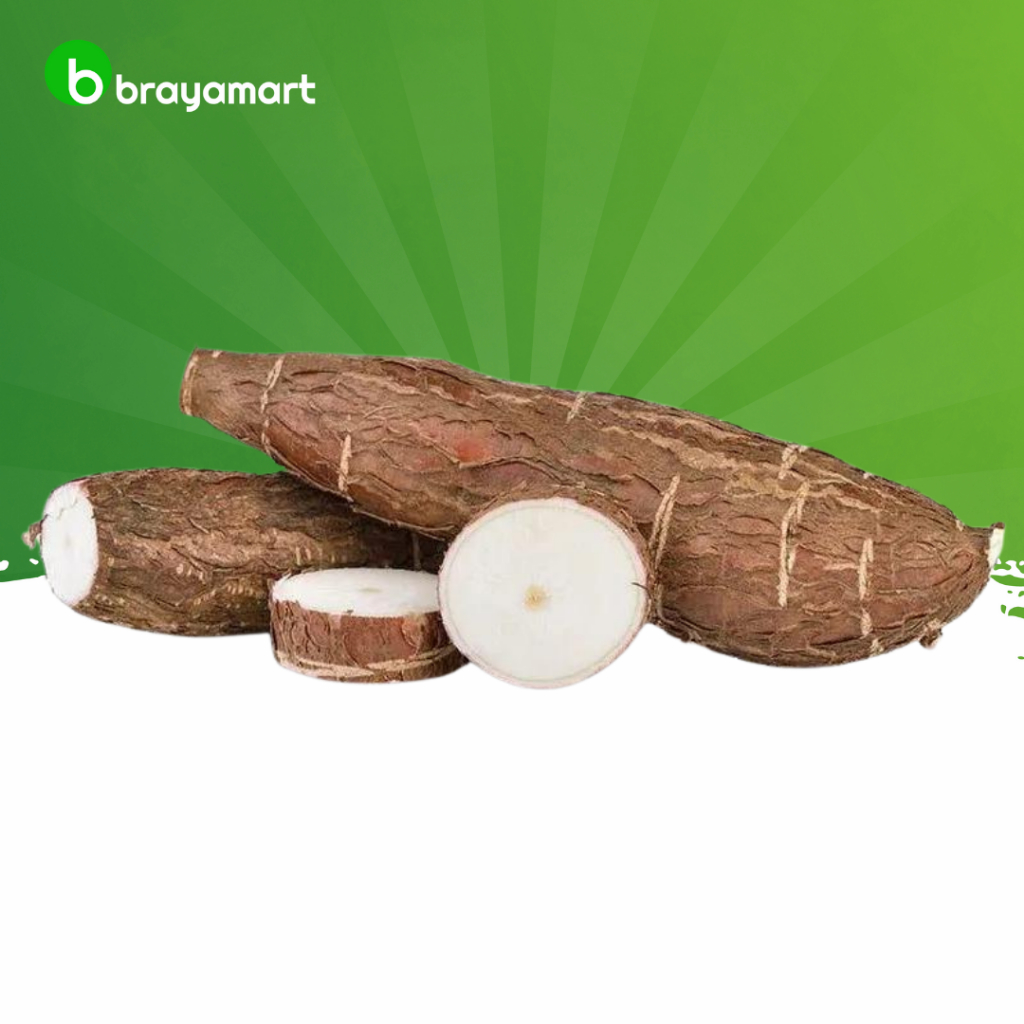 

Ubi kayu / singkong 1kg Brayamart