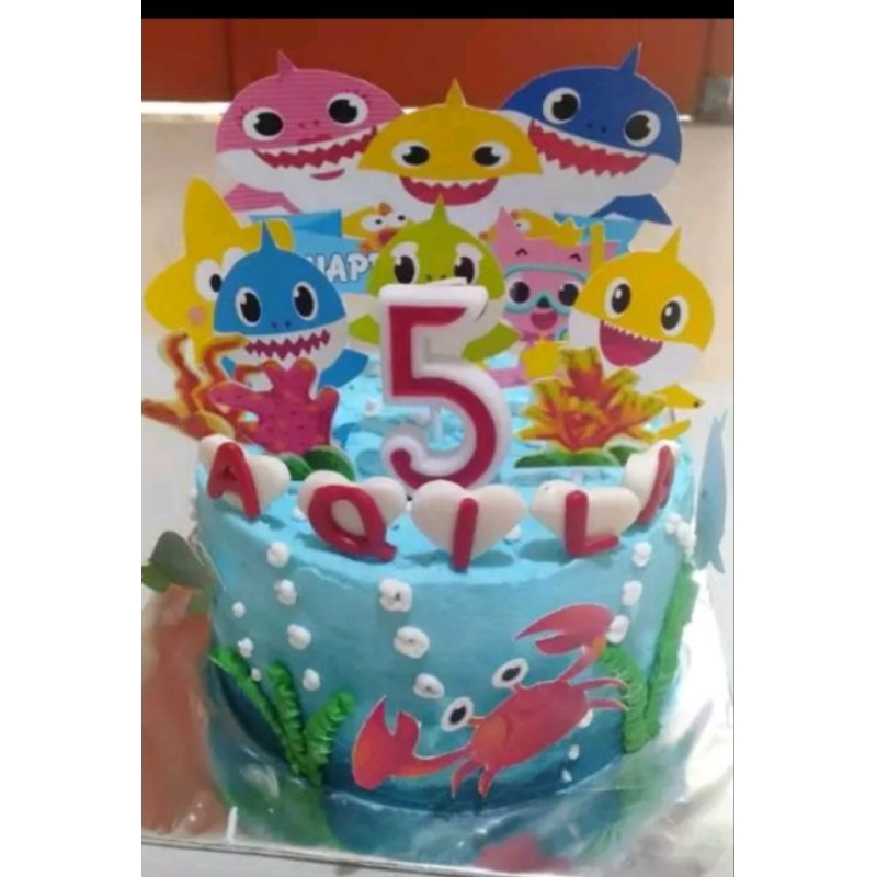 

kue ulang tahun baby shark