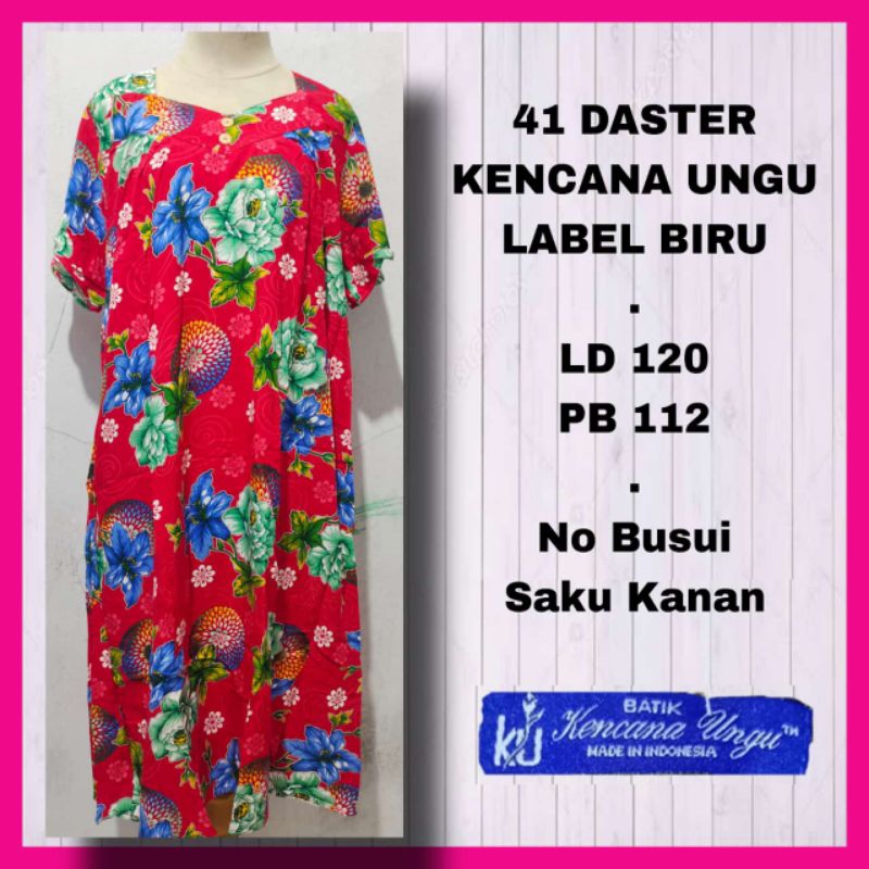KENCANA UNGU LABEL BIRU - DASTER 41