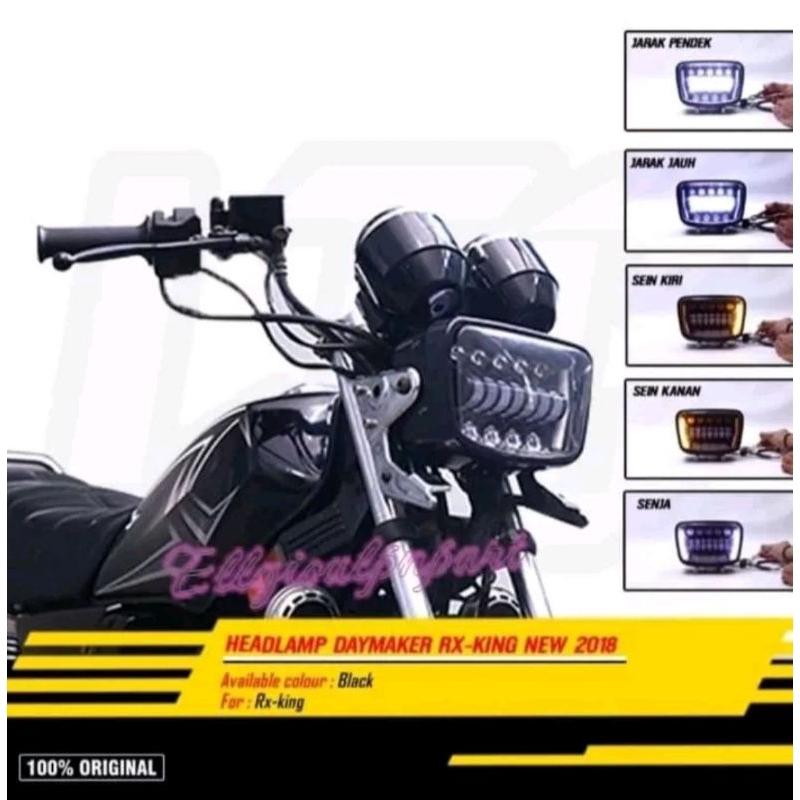 LAMPU DAYMAKER RX KING, GL PRO, GL100, HONDA WIN DAYMAKER LTC COPY DAY KUALITAS BAGUS IMPORT