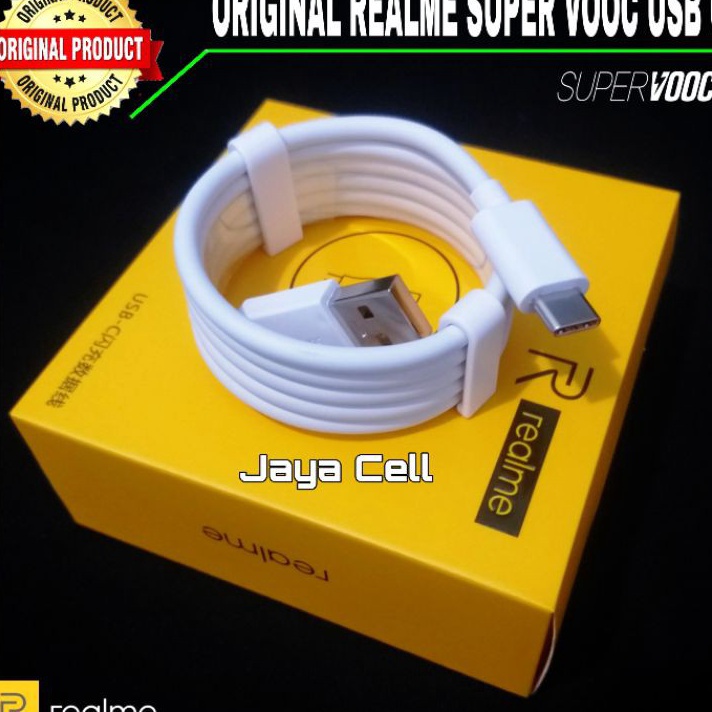 Kabel Data Realme 6 6 Pro USB C SUPER VOOC Original 1 Flash Charger