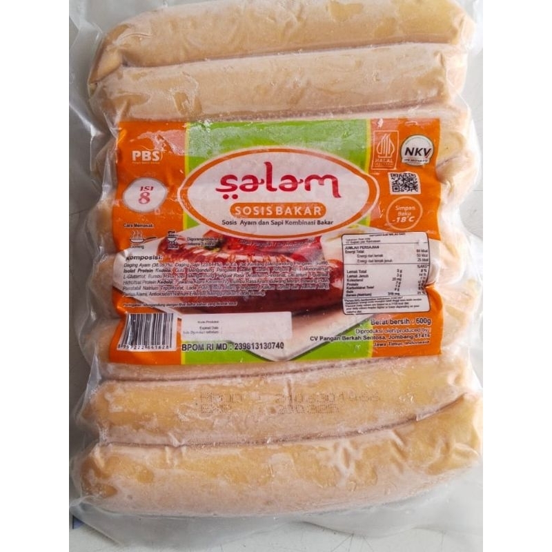 

sosis salam jumbo isi 8 500gr