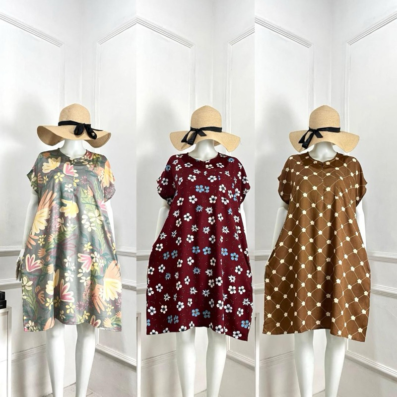 Daster wanita habel pendek busui/DASTER SELUTUT RAYON(BUSUI)