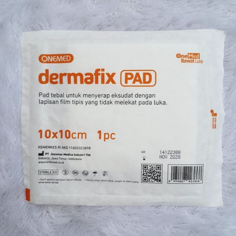 DERMAFIX PAD 10x10 Plester Luka Bernanah Plester Luka Bakar