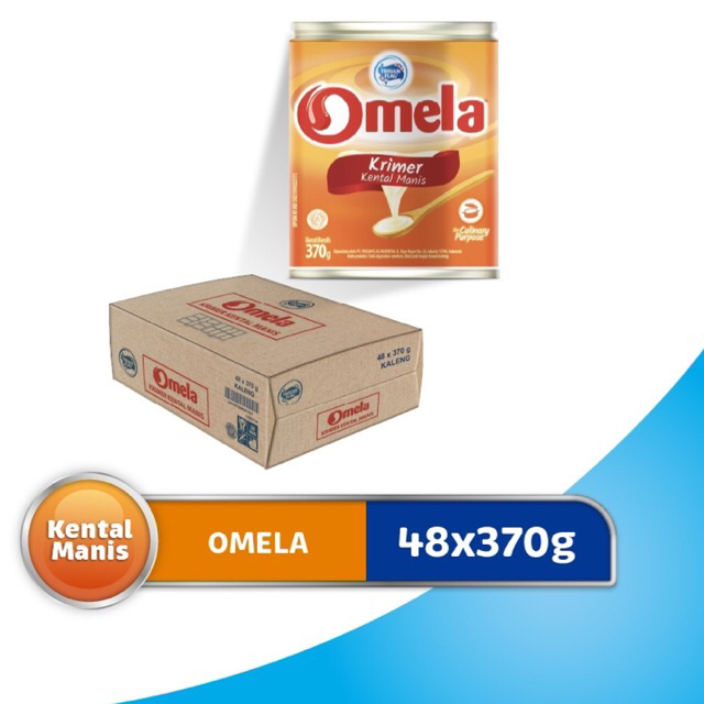 

Frisian Flag Kental Omela Plain Kaleng 48x370g