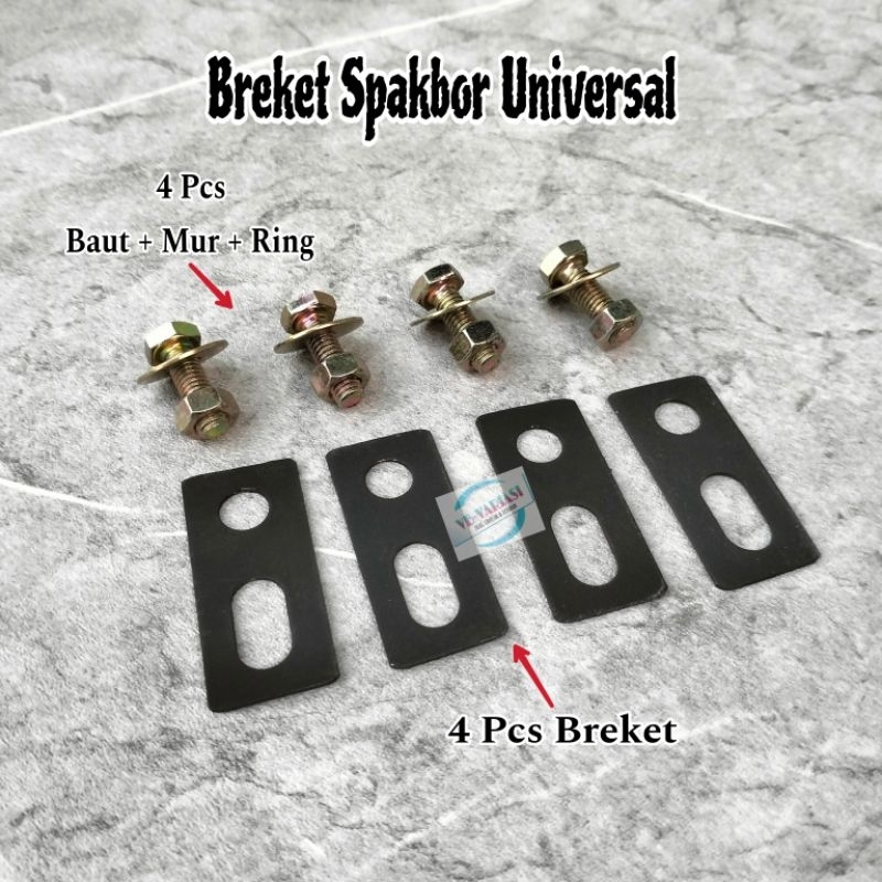 Breket Bracket Spakbor Depan Belakang Downsize Upsize Sonic Verza Cb150r Cbr150 New Dudukan Spakbor 
