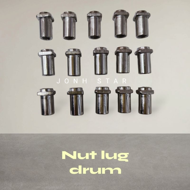 BAUT LUG DRUM / NUT LUG DRUM / MUR BAUT NUT TENSION ROD / DRAT
