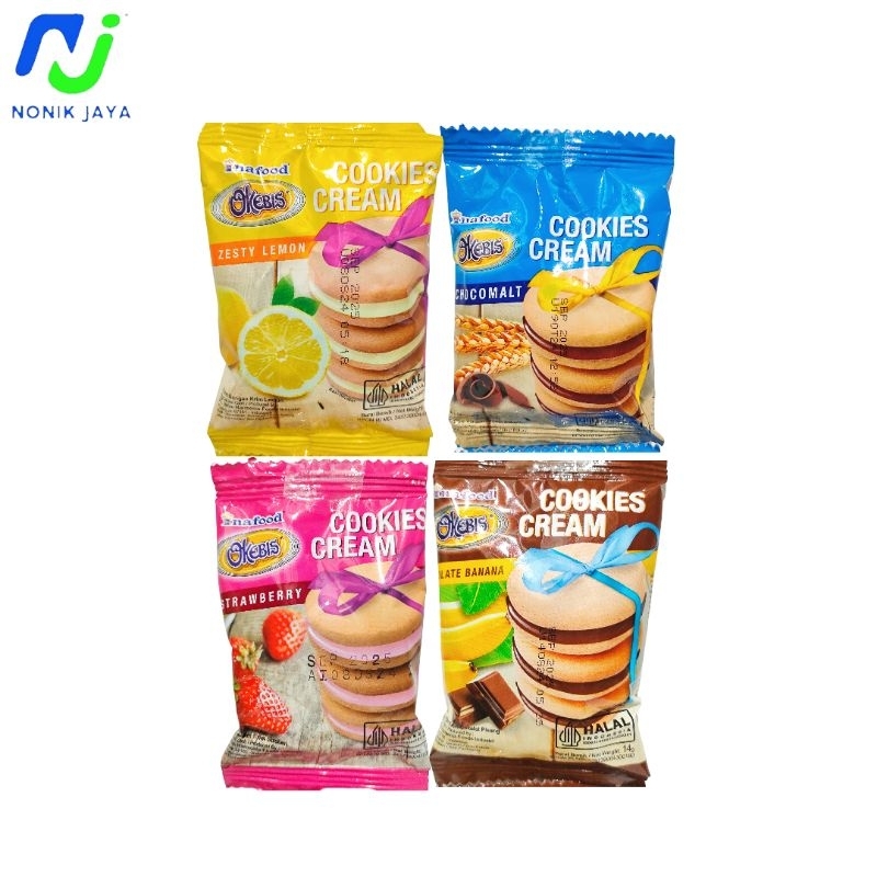 

Okebis Cookies Cream Renteng isi 10pcs X 14gr