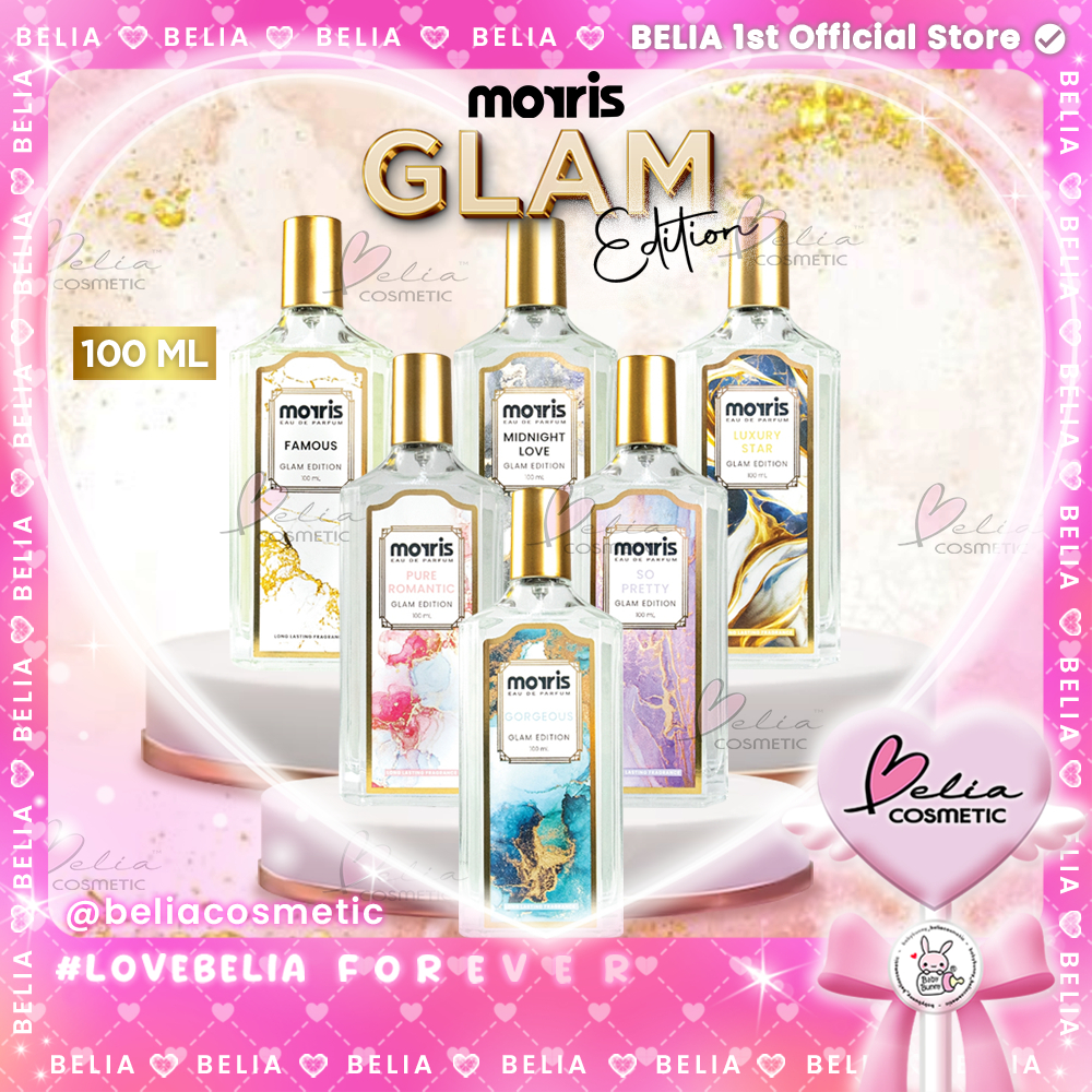 ❤ BELIA ❤ MORRIS Glam Edition Eau De Parfum 100 ML | Midnight Love | Pure Romantic | Famous | Luxury