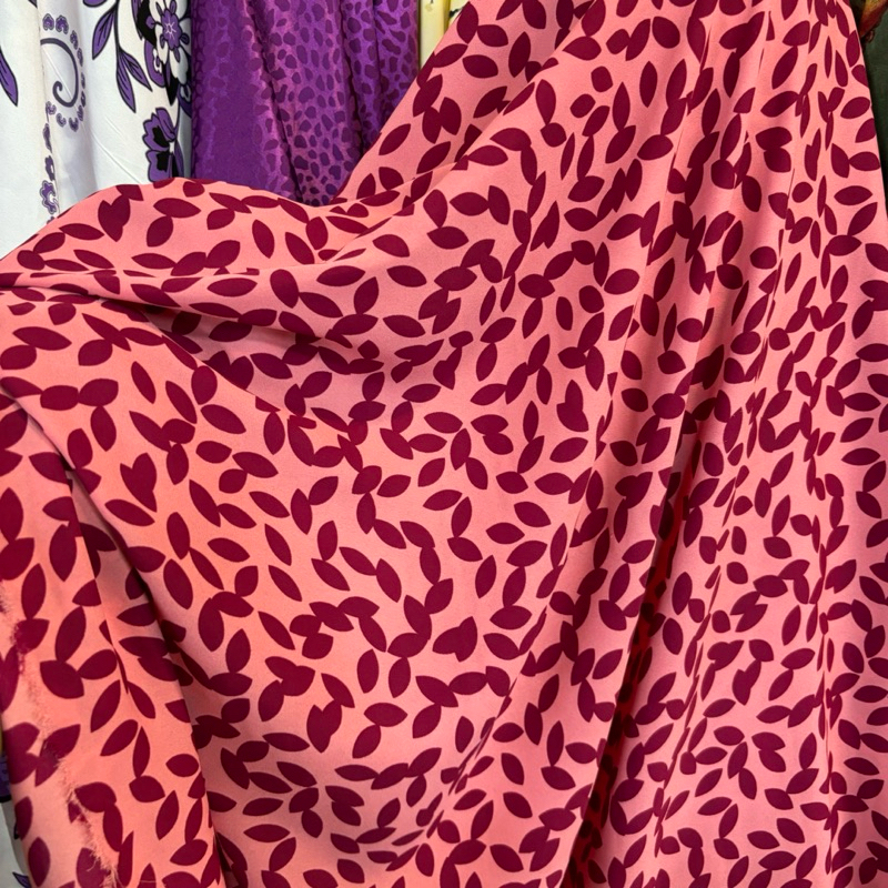 Kain Zara Crepe - kain zara crepe premium - kain crepe premium - kain zara motif // LQ