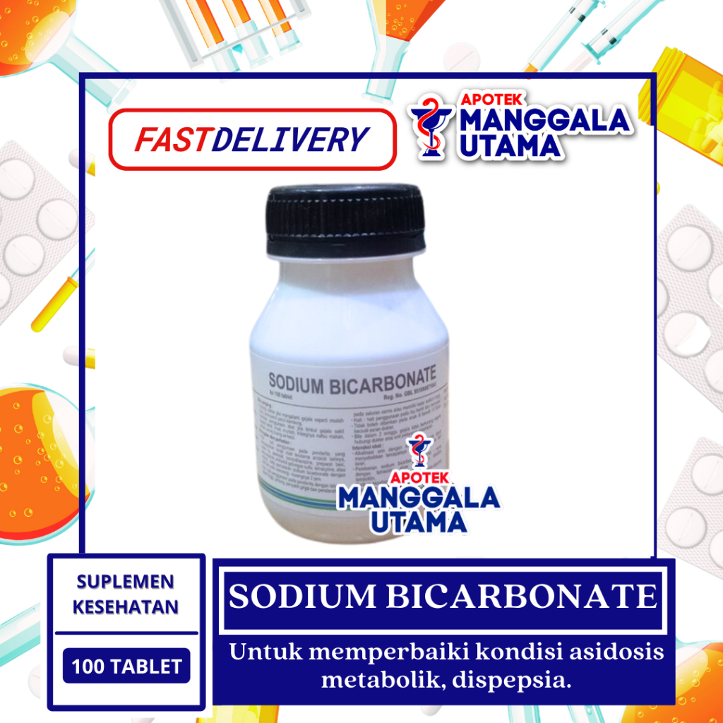 SODIUM BICARBONATE PER BOTOL 100 TABLET