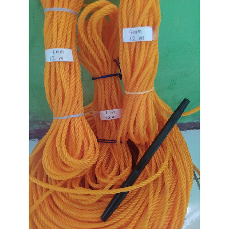 Tali tampar 4mm tali jemuran ikat 12meter