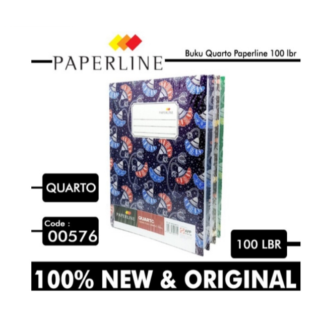 

Buku Hard Cover Quarto Paperline / Buku Hardcover A5 Paperline - Satuan