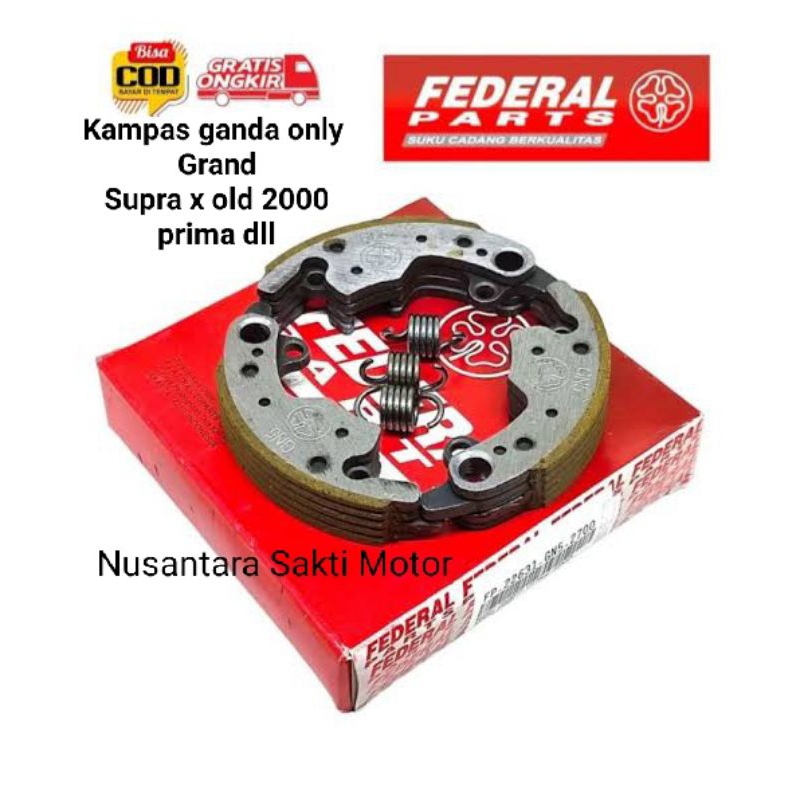 ( GN5 Federal ) grand prima supra x 2000 lama old Astra Otoparts kampas arang kopling ganda