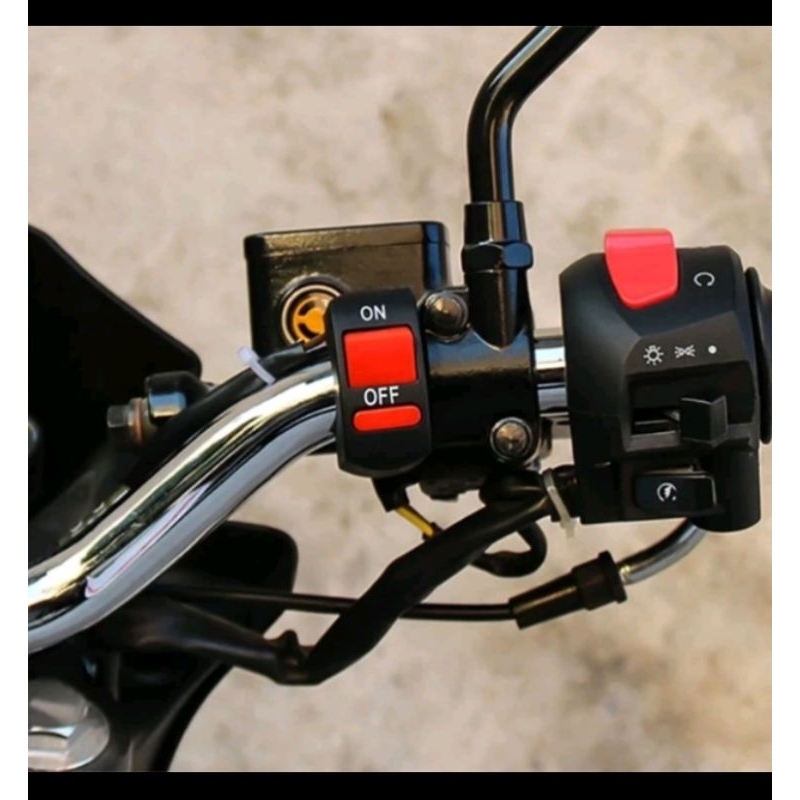 Saklar on off lampu LED stang motor universal waterproof