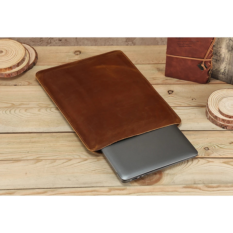 Tas Tangan Sleeve Leather Cover Ipad Kulit Asli