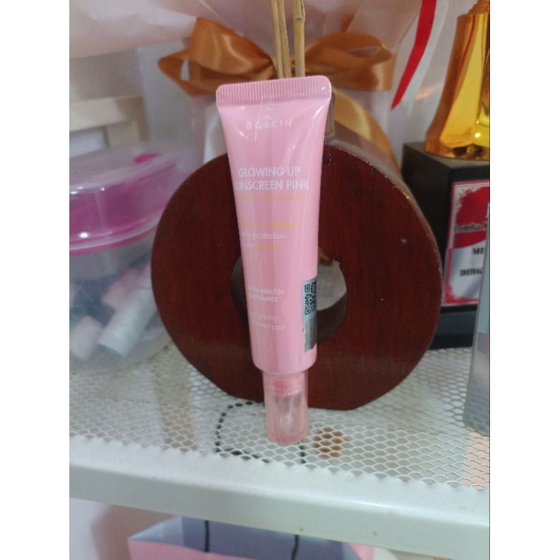 cream siang BG SKIN SUNSCREEN PINK