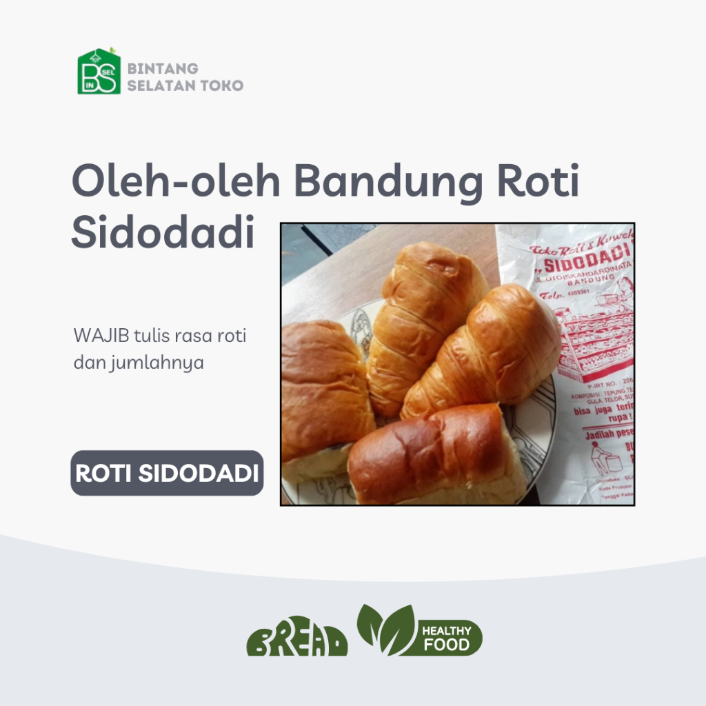 OLEH OLEH BANDUNG ROTI TAWAR SIDODADI SATUAN