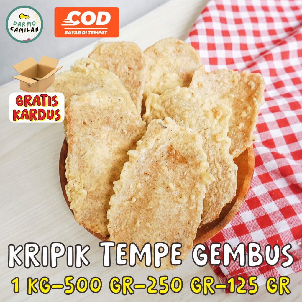

Keripik Menjes 1kg 500gr 250gr Tempe Gembus Dage - DARMO CAMILAN