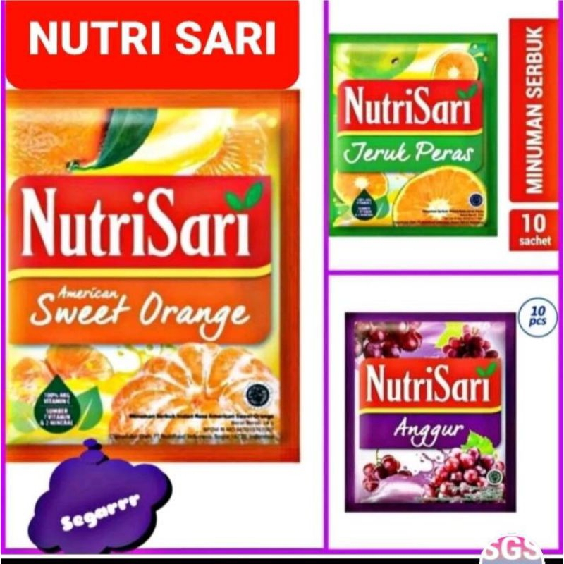 

NUTRISARI 10 SACHET ALL VARIAN