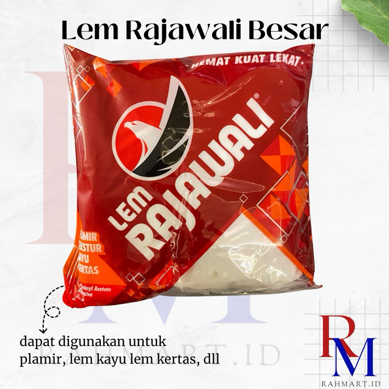 lem rajawali putih 1kg ( 800gr ) lem kayu