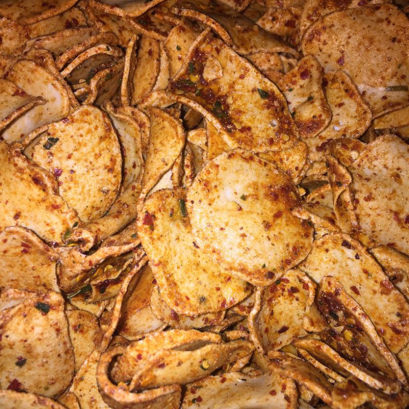 

BASRENG PEDAS DAUN JERUK / KERIPIK BASRENG / BASRENG RENYAH / 250gram