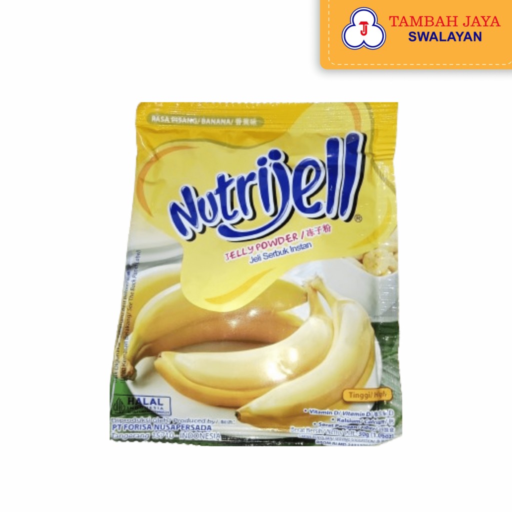 

Nutrijell Jelly Serbuk Powder Instan Rasa Pisang/Banana 30g high