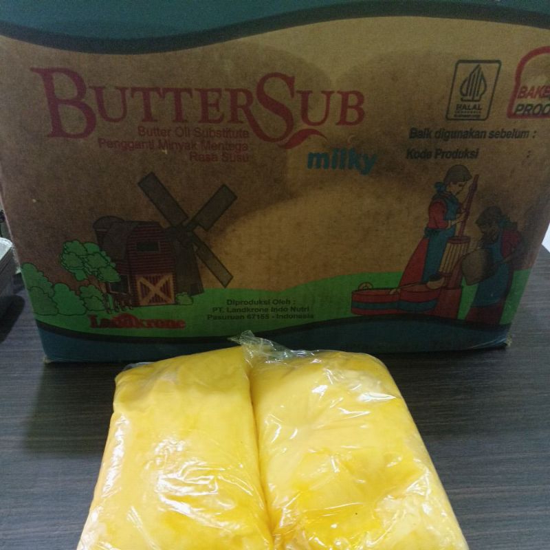 

buttersub milky BOS kemasan repack 500gr