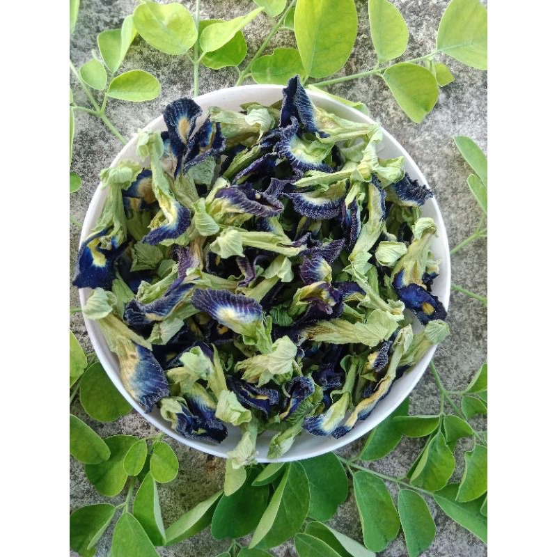 

bunga telang 100 gram / teh bunga telang