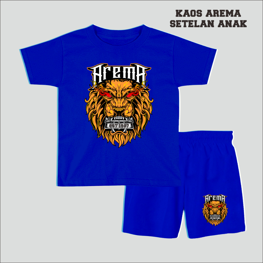 KAOS AREMA ANAK SETELAN ANAK