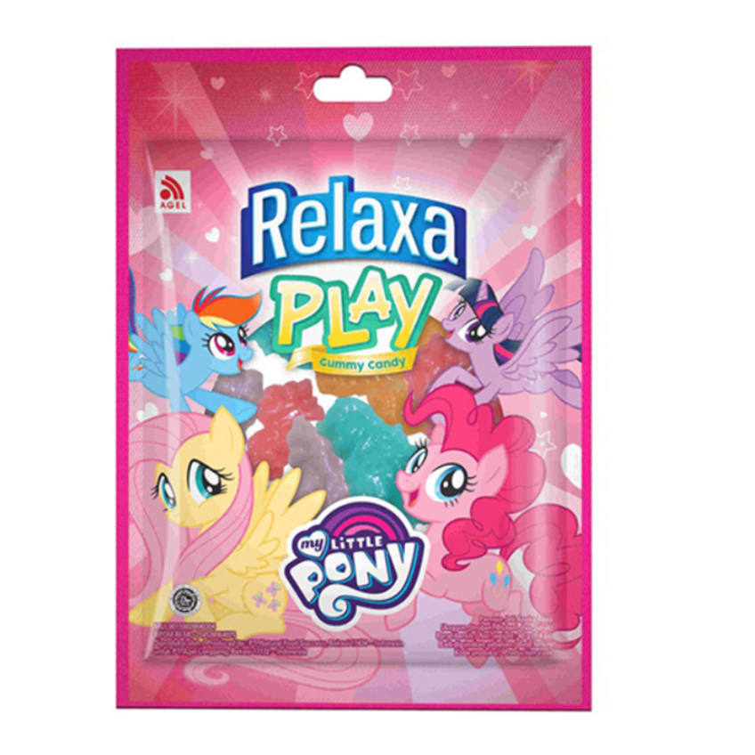 

Permen Gummy Rasa Buah RELAXA Play My Little Pony Sachet 40gr