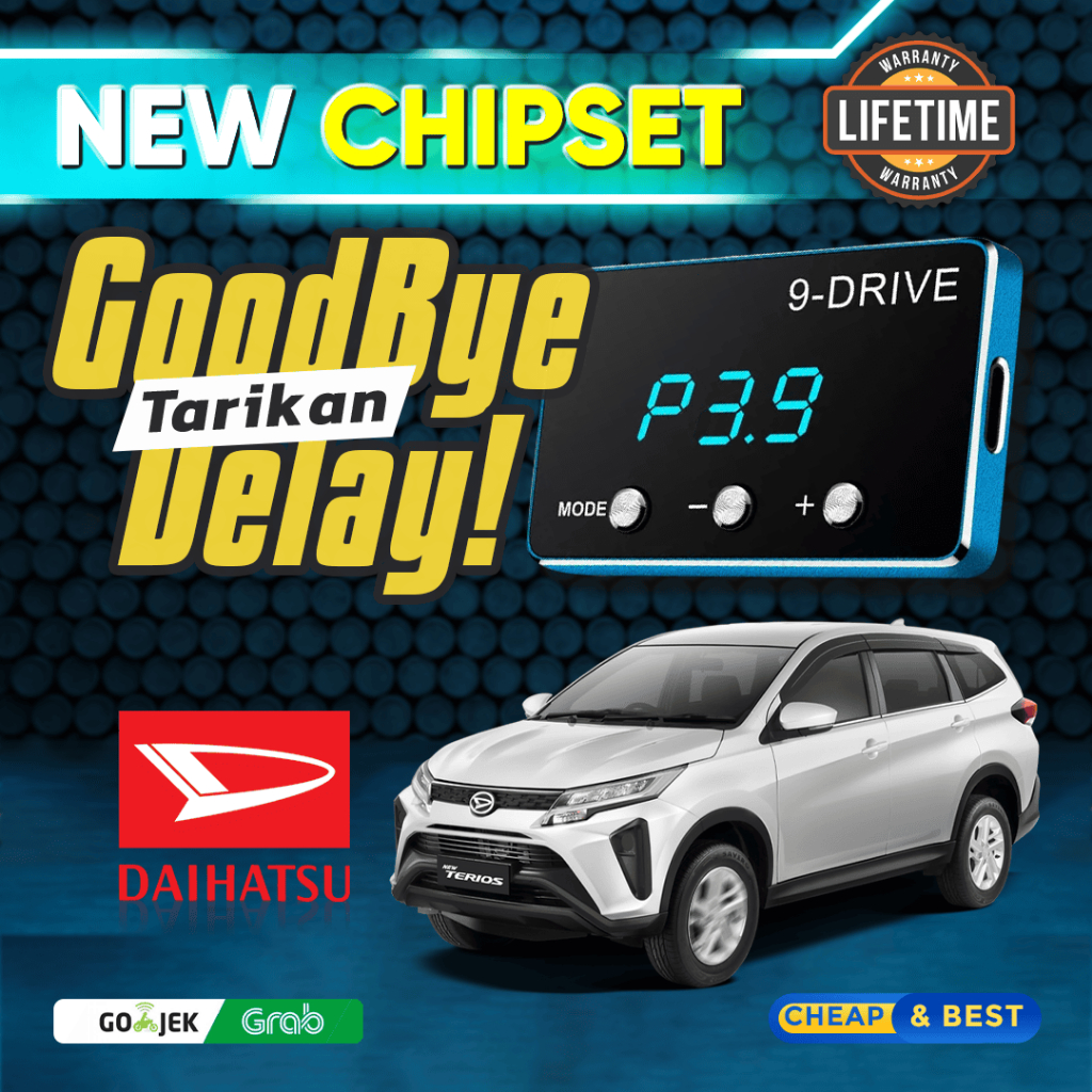 9 Drive Daihatsu New Terios Piggyback Race Chip Throttle Controller ECU Remap